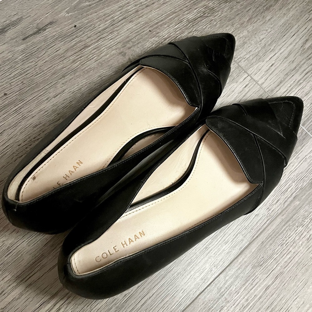 Cole Haan Black Flats